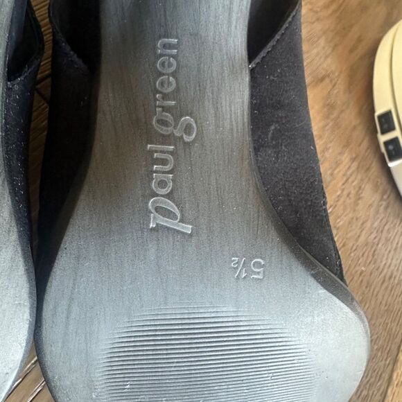 PAUL GREEN Sydney Sandal In Black Sport Nubuck - Picture 13 of 14